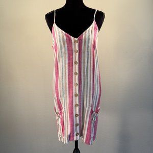 RIP CURL MINI DRESS with adjustable straps Large EUC